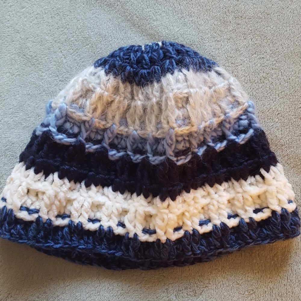 Blue beanie